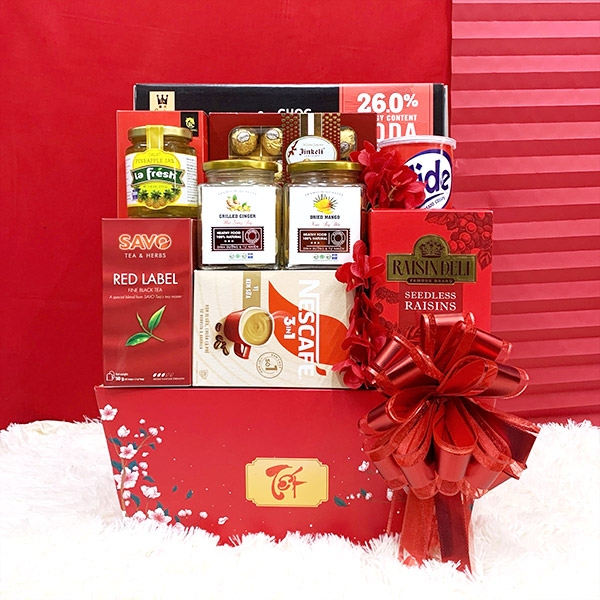 Giỏ quà Tết Xuân 2026 - GQ653