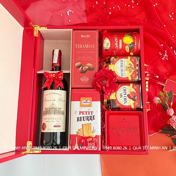Hộp quà Tết Da Premium Xuân 2026 - HD1512