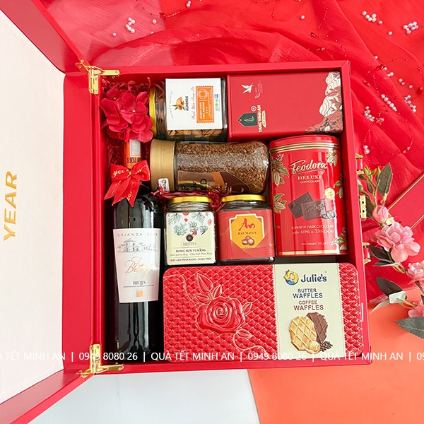 Hộp quà Tết Da Premium Xuân 2026 - HD1614