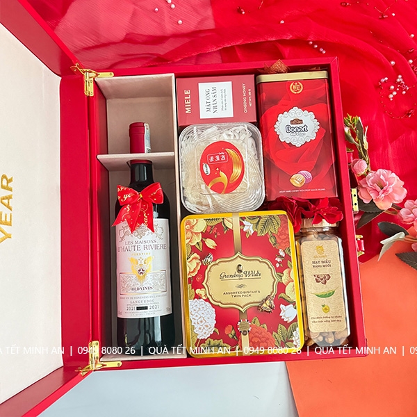 Hộp quà tết Da Premium Xuân 2026 - HD2075