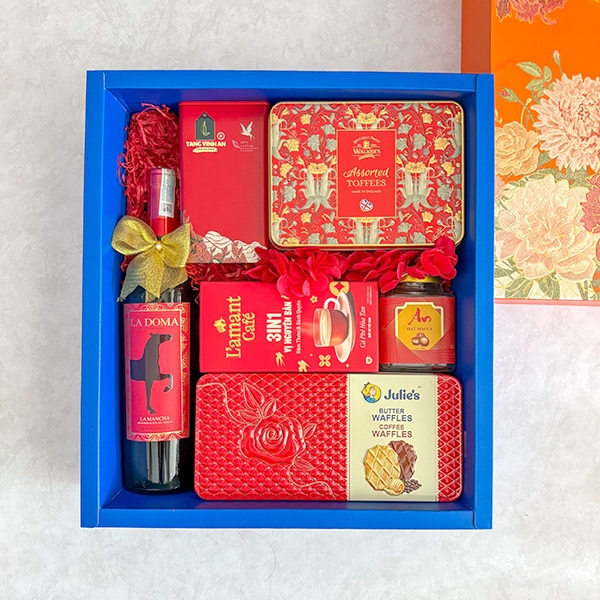 Hộp quà Tết Hoa Mẫu Đơn 2026 - HMD701