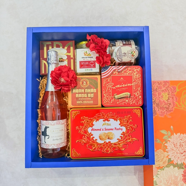 Hộp quà Tết Hoa Mẫu Đơn 2026 - HMD787