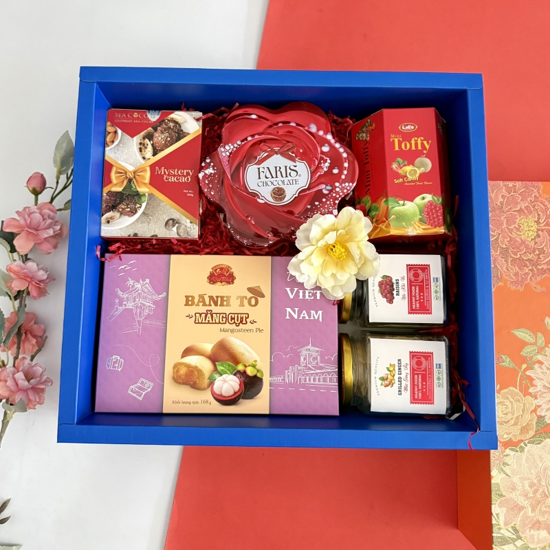 Hộp quà tết Hộp Mẫu Đơn 2026 - HMD400