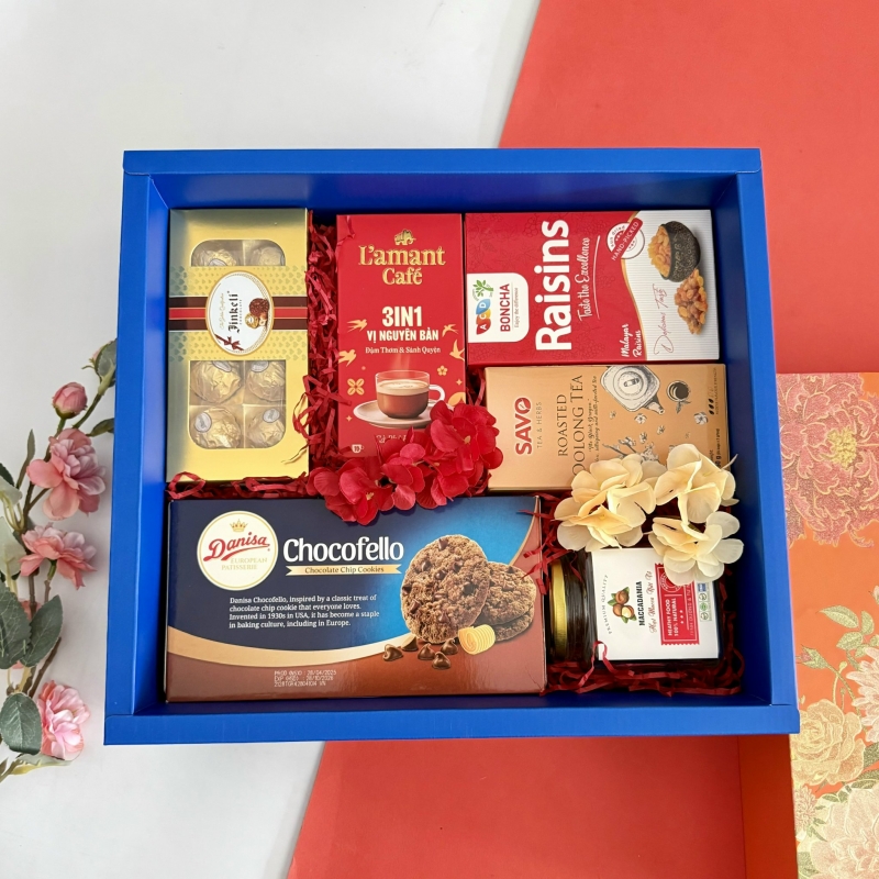 Hộp quà tết Hộp Mẫu Đơn Xuân 2026 - HMD350