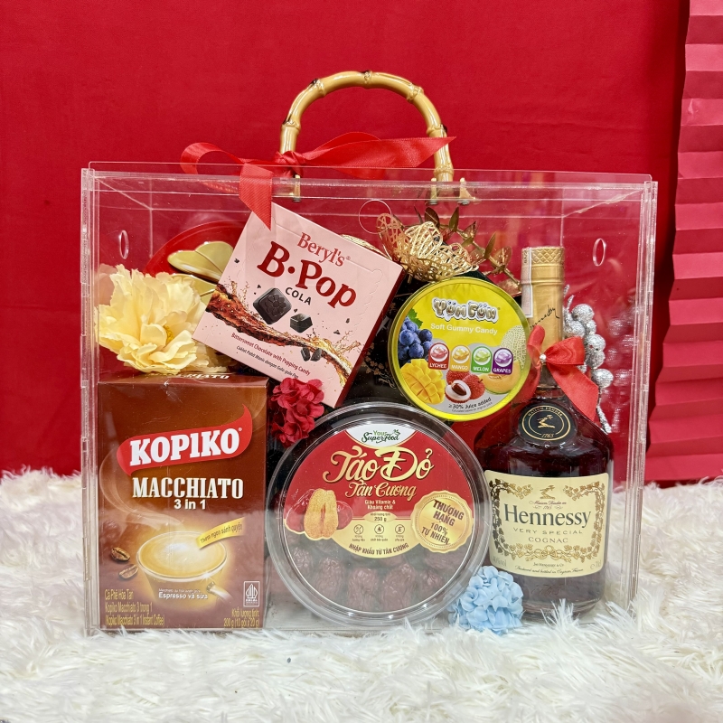 Hộp quà tết Hộp Mica Xuân 2026 - H1360